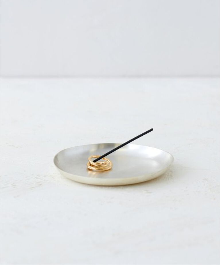 ACME「【fog linen work/フォグリネンワーク】SILVER PLATE ROUND M シルバートレイ」|香水・フレグランス|