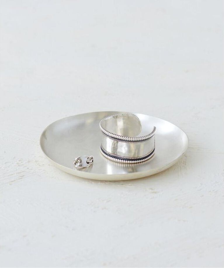 ACME「【fog linen work/フォグリネンワーク】SILVER PLATE ROUND M シルバートレイ」|香水・フレグランス|