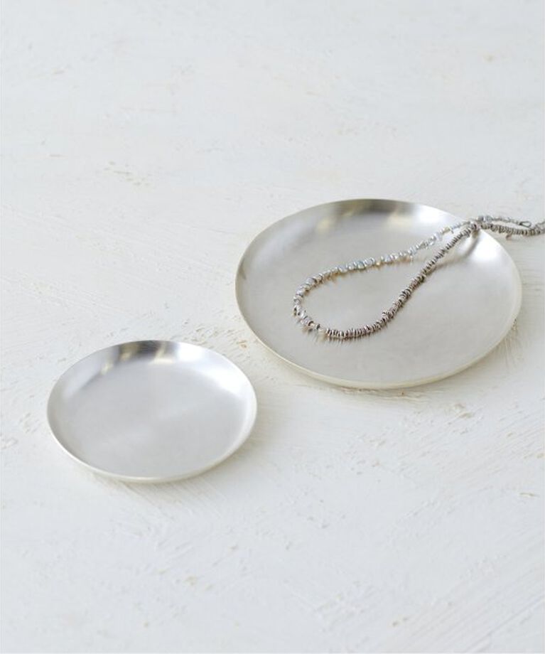 ACME「【fog linen work/フォグリネンワーク】SILVER PLATE ROUND M シルバートレイ」|香水・フレグランス|
