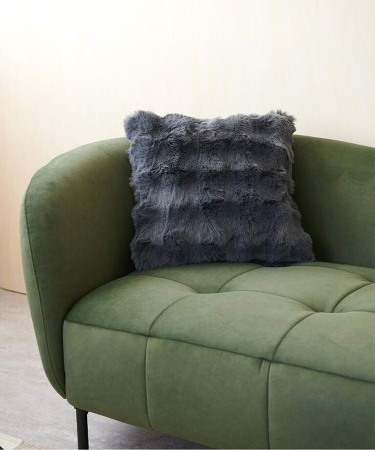 journal standard Furniture「FUR CUSHION　フェイクファー クッションカバー 45cm角」|クッション・クッションカバー|グレー