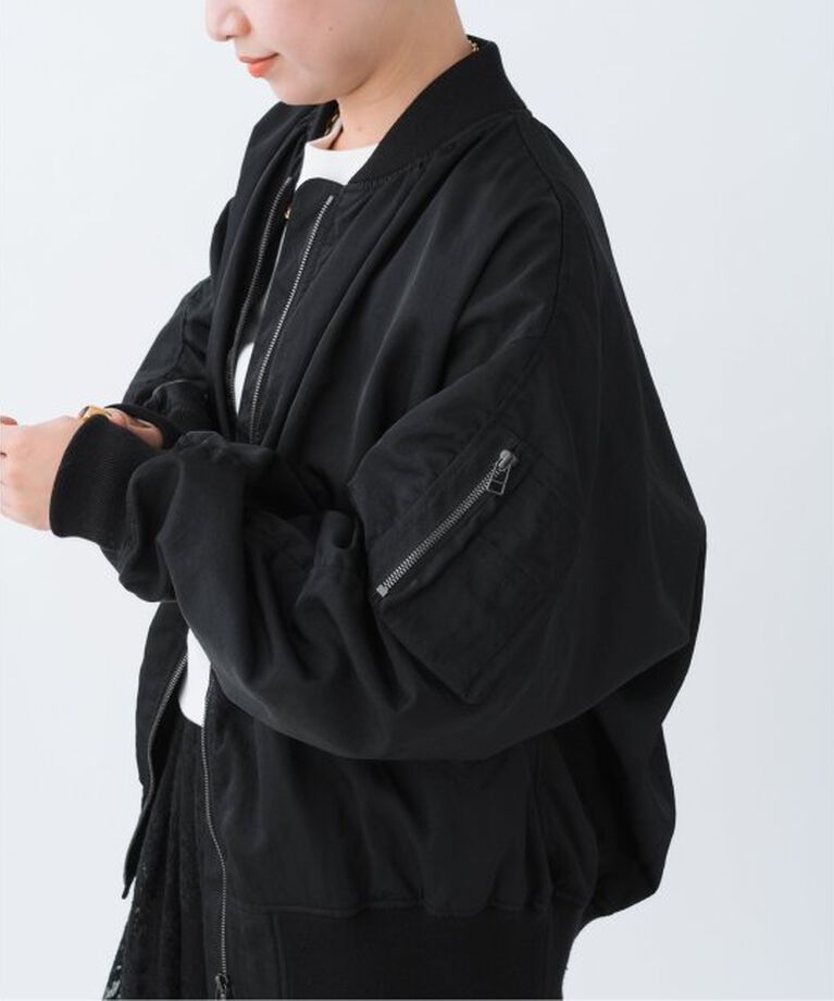 IENA「VACHEMENT/ヴァシュモン 別注 MA-1ナイロンブルゾン」|ブルゾン・スタジャン|