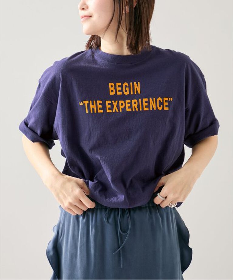 VERMEIL par iena「INSCRIRE アンスクリア Back Circle Tee I25SSBC98」|Tシャツ・カットソー|ネイビー