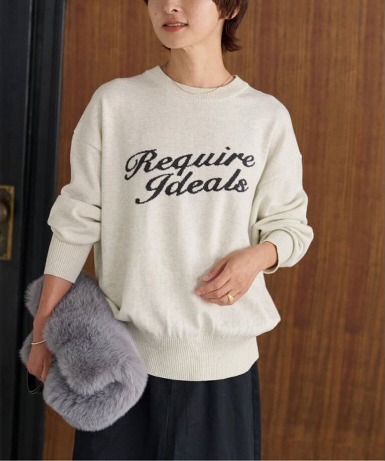 JOURNAL STANDARD relume「《追加2》コットンカシミヤロゴニット」|ニット・セーター|