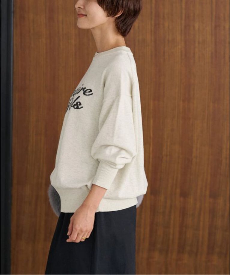 JOURNAL STANDARD relume「《追加2》コットンカシミヤロゴニット」|ニット・セーター|