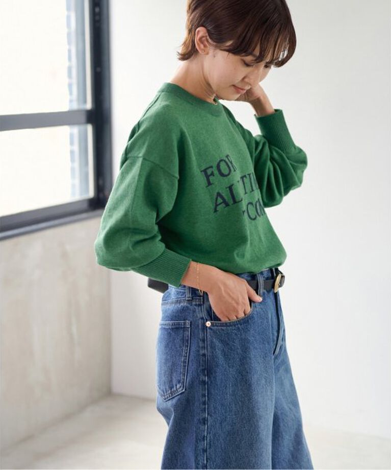 JOURNAL STANDARD relume「《追加2》コットンカシミヤロゴニット」|ニット・セーター|