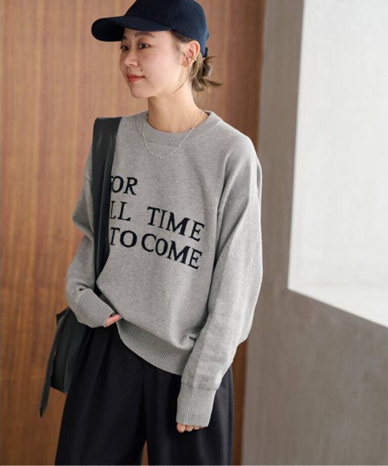 JOURNAL STANDARD relume「《追加2》コットンカシミヤロゴニット」|ニット・セーター|