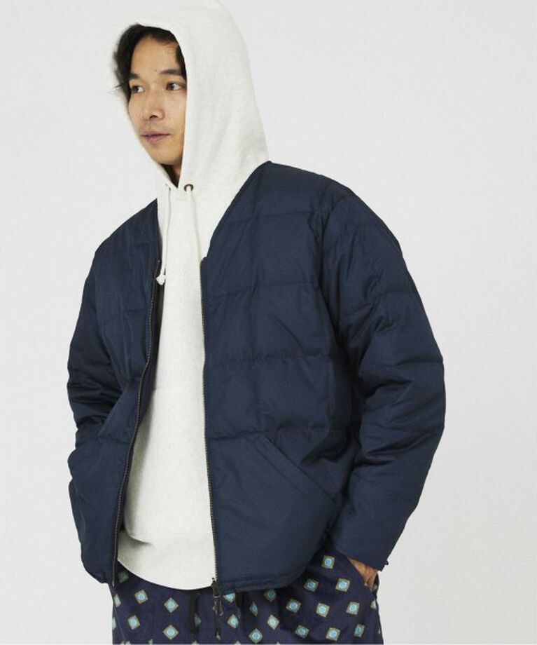 JOURNAL STANDARD relume「TAION / タイオン 別注 ミリタリーダウン リバーシブルジャケット」|ダウン|ネイビー