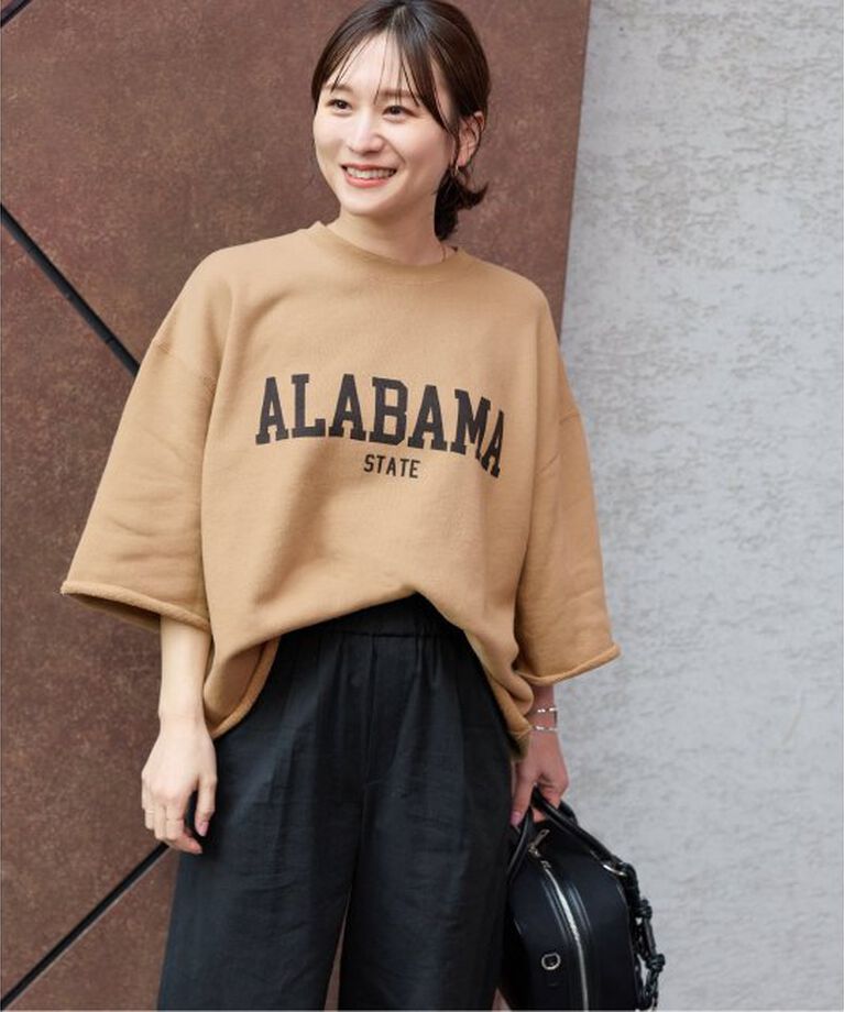 JOURNAL STANDARD「ハーフスリーブロゴスウェット」|スウェット・ジャージ|ベージュ