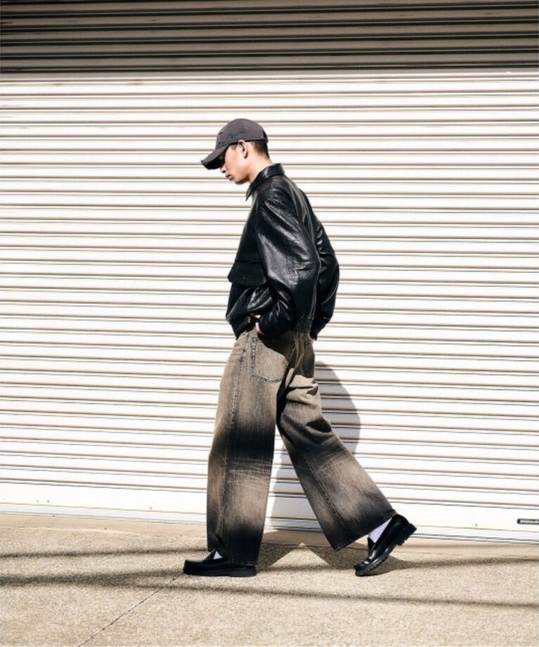JOURNAL STANDARD「ラムダッドレザー ヴィンテージ」|ライダースジャケット|