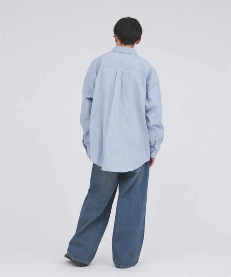 JOURNAL STANDARD「ストライプ ワッシャーファットシャツ」|シャツ・ブラウス|