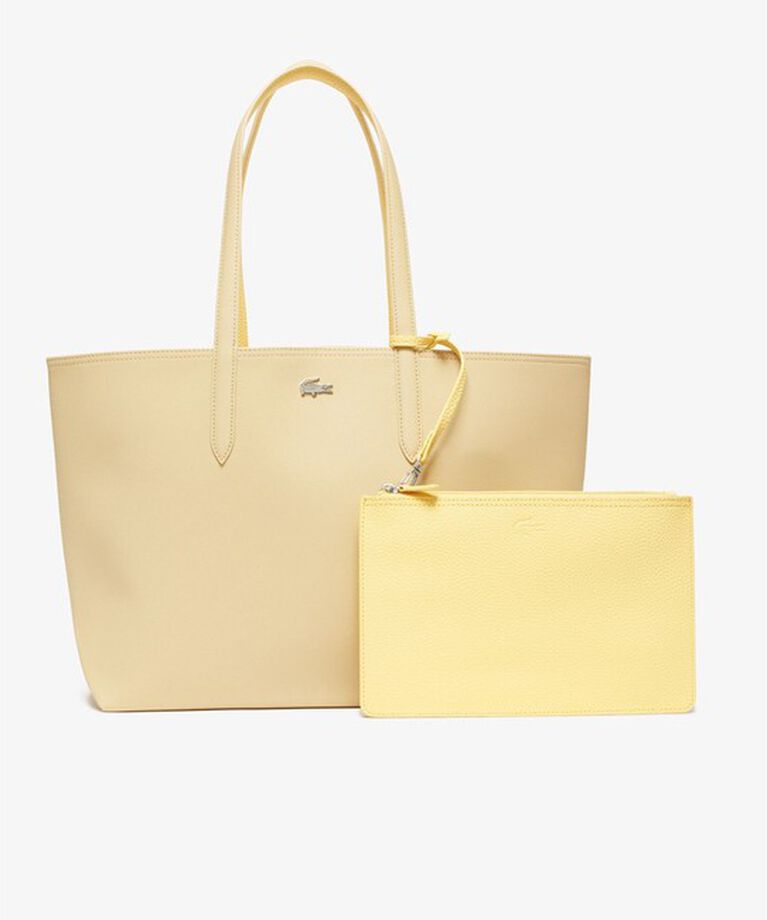 LACOSTE「ANNA 2WAY リバーシブル トートバッグ」|トートバッグ|ライトベージュ