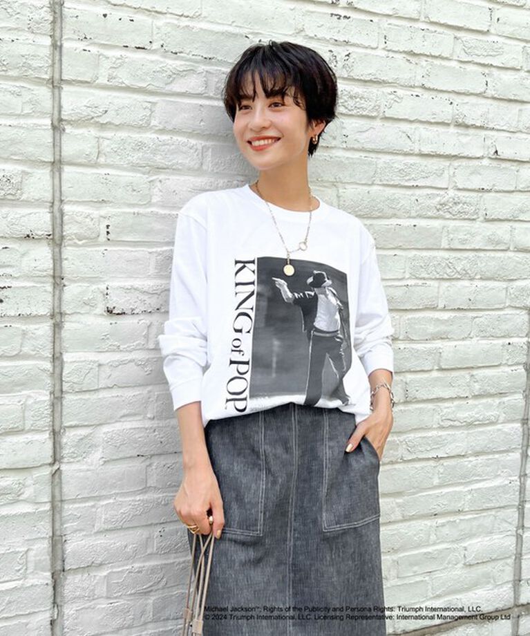 NOLLEY'S goodman「MICHAEL JACKSON PHOTO TEE by GOOD ROCK SPEED」|Tシャツ・カットソー|