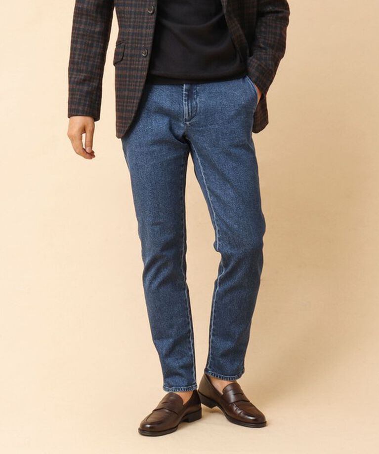 NOLLEY'S goodman「【RM denim】11.2oz ドレス ストレッチデニムパンツ 24AW」|デニム|ブルー