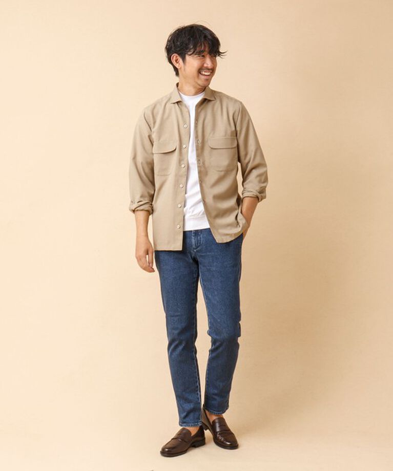 NOLLEY'S goodman「【RM denim】11.2oz ドレス ストレッチデニムパンツ 24AW」|デニム|