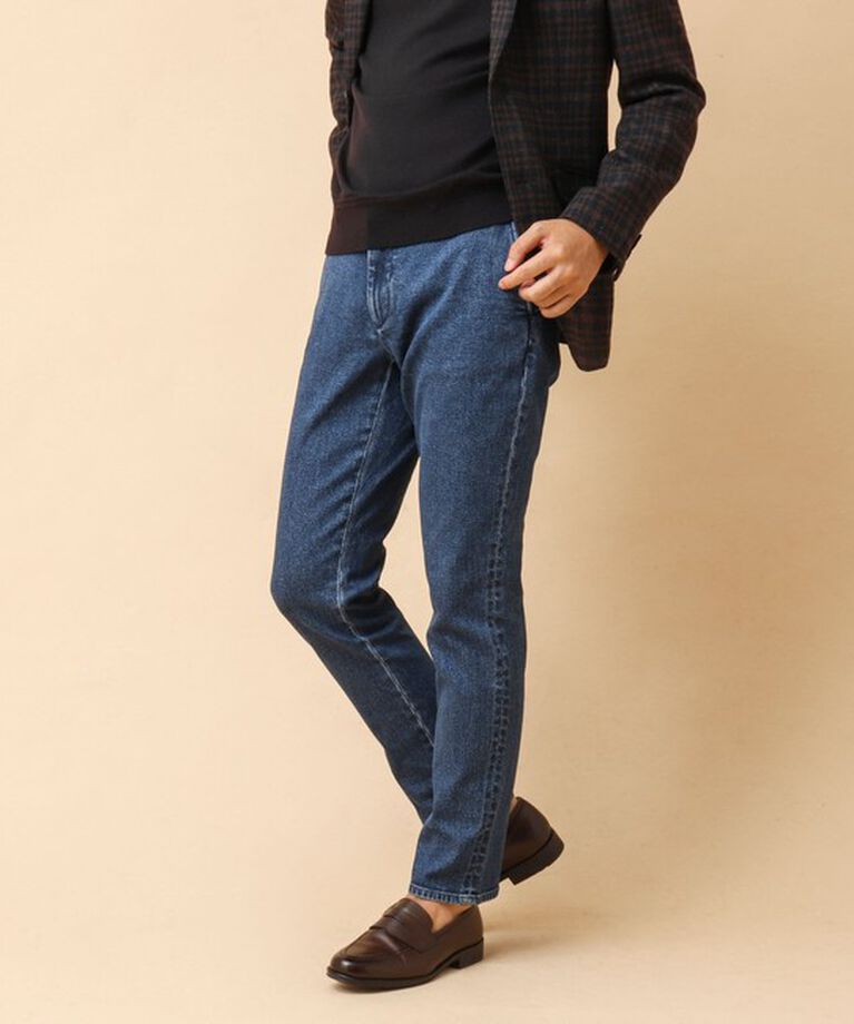 NOLLEY'S goodman「【RM denim】11.2oz ドレス ストレッチデニムパンツ 24AW」|デニム|