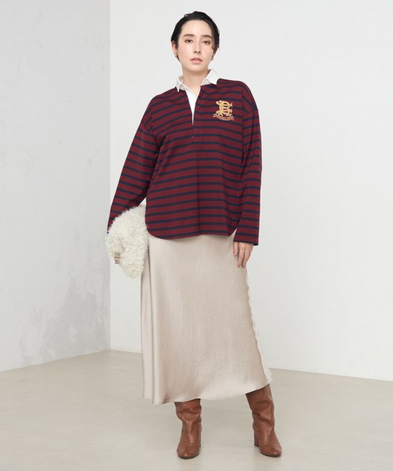 Rie Miller「ビッグシルエットラガーシャツ」|Tシャツ・カットソー|