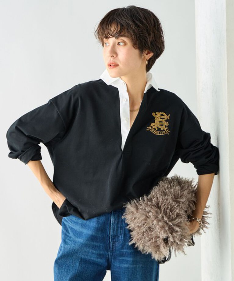 Rie Miller「ビッグシルエットラガーシャツ」|Tシャツ・カットソー|