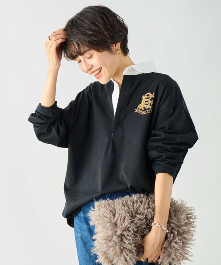Rie Miller「ビッグシルエットラガーシャツ」|Tシャツ・カットソー|