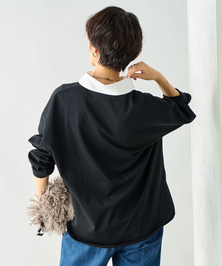 Rie Miller「ビッグシルエットラガーシャツ」|Tシャツ・カットソー|