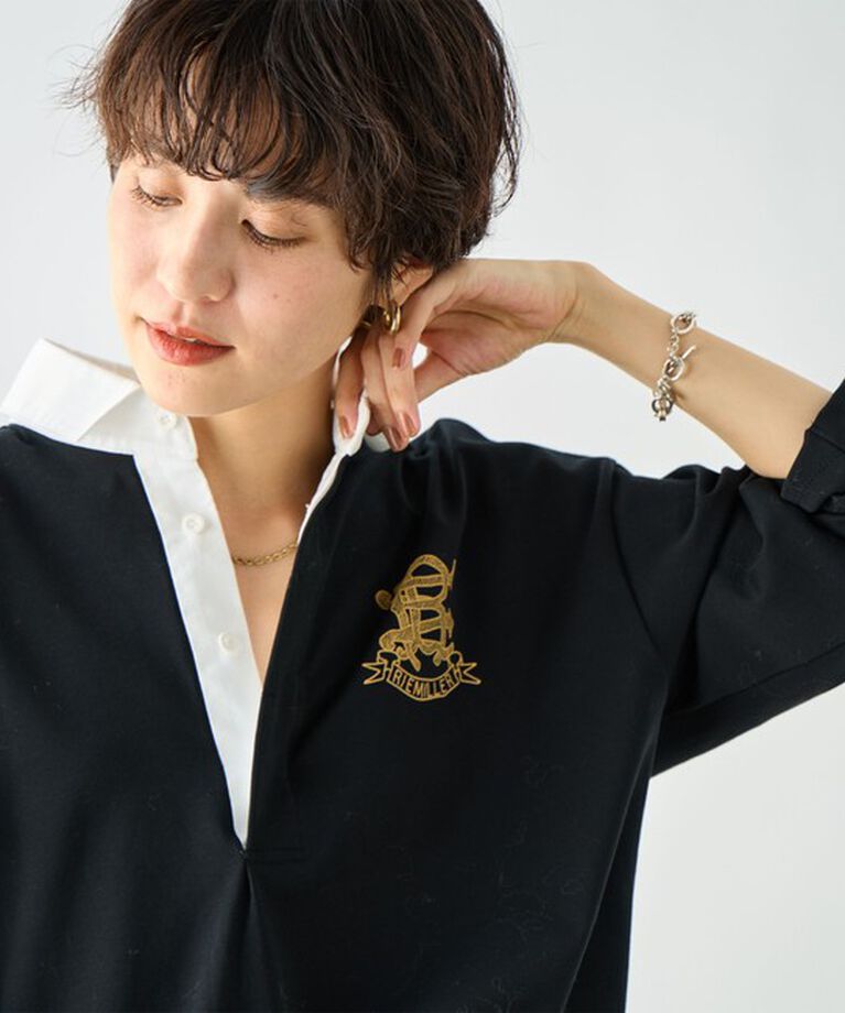 Rie Miller「ビッグシルエットラガーシャツ」|Tシャツ・カットソー|
