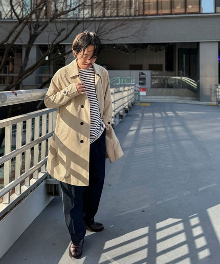 NOLLEY'S goodman「【TAION/タイオン】《ビジカジ対応》別注ステンカラーコート 25SS」|ステンカラーコート|