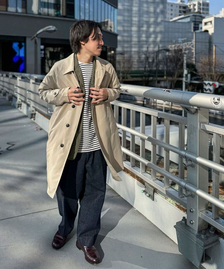 NOLLEY'S goodman「【TAION/タイオン】《ビジカジ対応》別注ステンカラーコート 25SS」|ステンカラーコート|