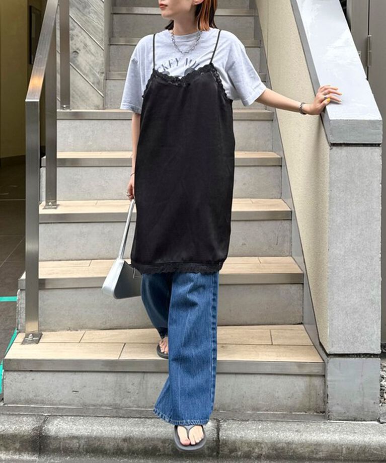 fredy emue「レース使いチュニックキャミワンピース」|ワンピース|
