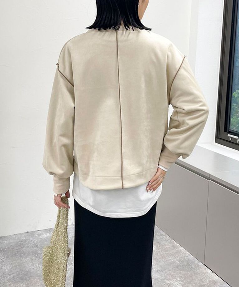 fredy emue「フェイクスエードダンボールプルオーバー」|Tシャツ・カットソー|