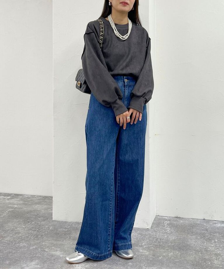 fredy emue「フェイクスエードダンボールプルオーバー」|Tシャツ・カットソー|