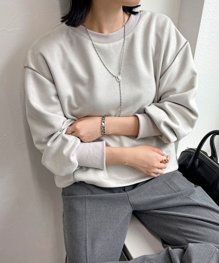 fredy emue「フェイクスエードダンボールプルオーバー」|Tシャツ・カットソー|