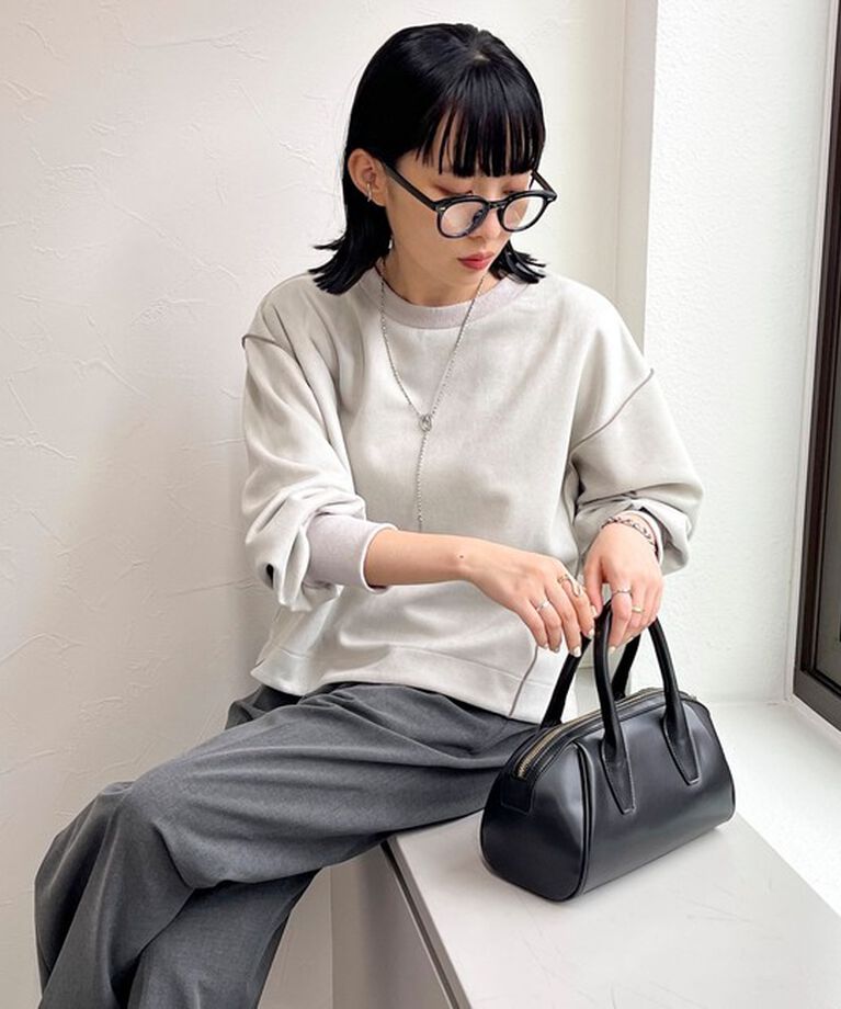 fredy emue「フェイクスエードダンボールプルオーバー」|Tシャツ・カットソー|