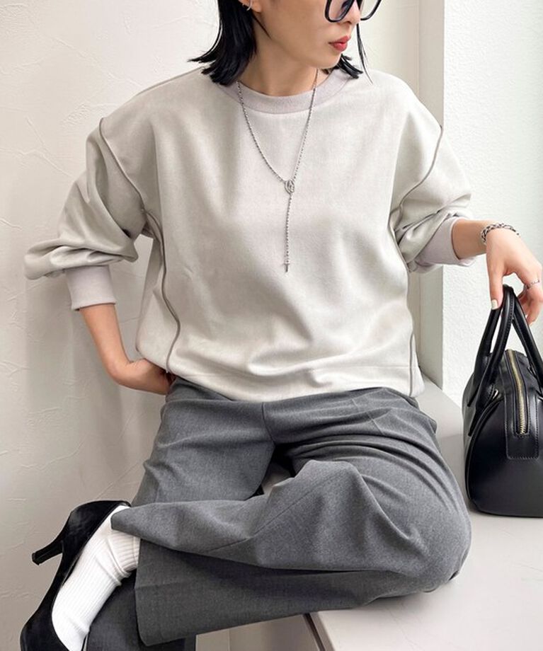 fredy emue「フェイクスエードダンボールプルオーバー」|Tシャツ・カットソー|