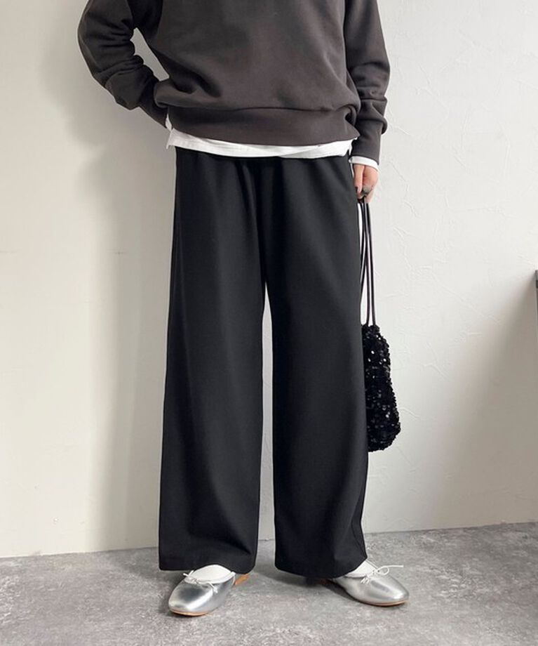 fredy emue「ソフトフランネルセミワイドパンツ」|その他|