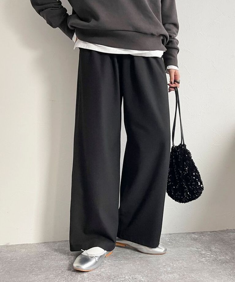 fredy emue「ソフトフランネルセミワイドパンツ」|その他|