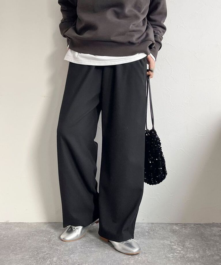 fredy emue「ソフトフランネルセミワイドパンツ」|その他|