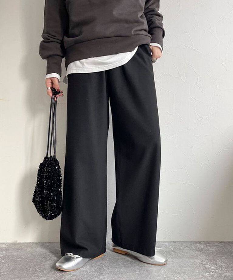 fredy emue「ソフトフランネルセミワイドパンツ」|その他|