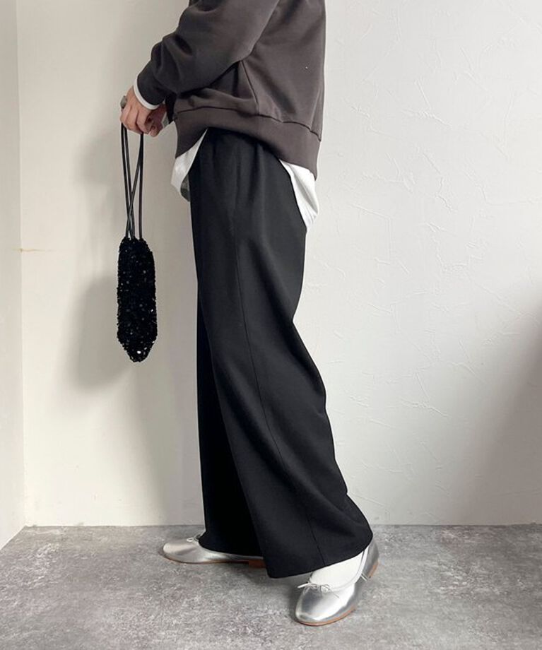 fredy emue「ソフトフランネルセミワイドパンツ」|その他|
