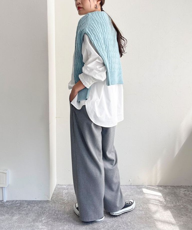 fredy emue「ソフトフランネルセミワイドパンツ」|その他|