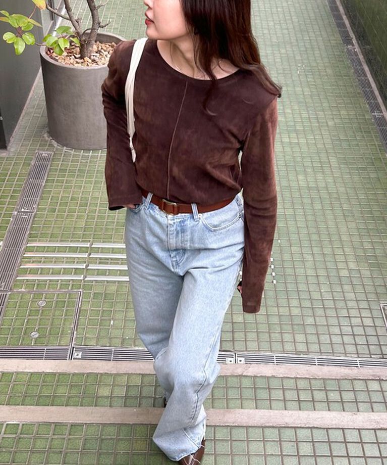 fredy emue「【haru企画】2WAYシアーフロッキートップス」|Tシャツ・カットソー|