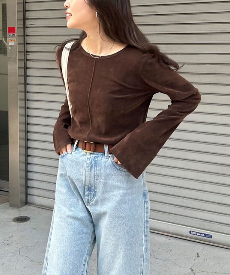 fredy emue「【haru企画】2WAYシアーフロッキートップス」|Tシャツ・カットソー|