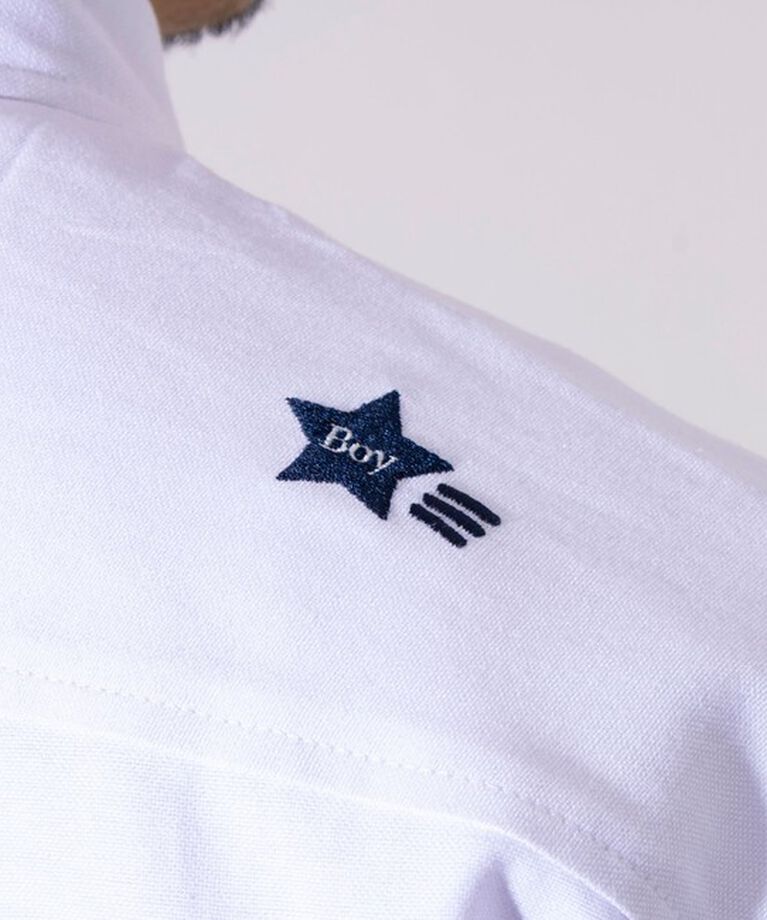 GLOSTER「【GLOSTER/グロスター】BOY ASTLAD デカ刺繍 ボタンダウン 長袖シャツ」|シャツ・ブラウス|
