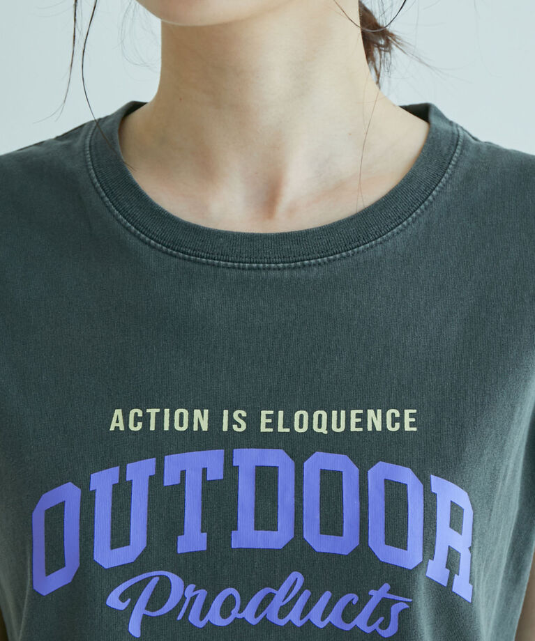 VIS「【OUTDOOR PRODUCTSコラボ】ロゴノースリーブTシャツ」|Tシャツ・カットソー|