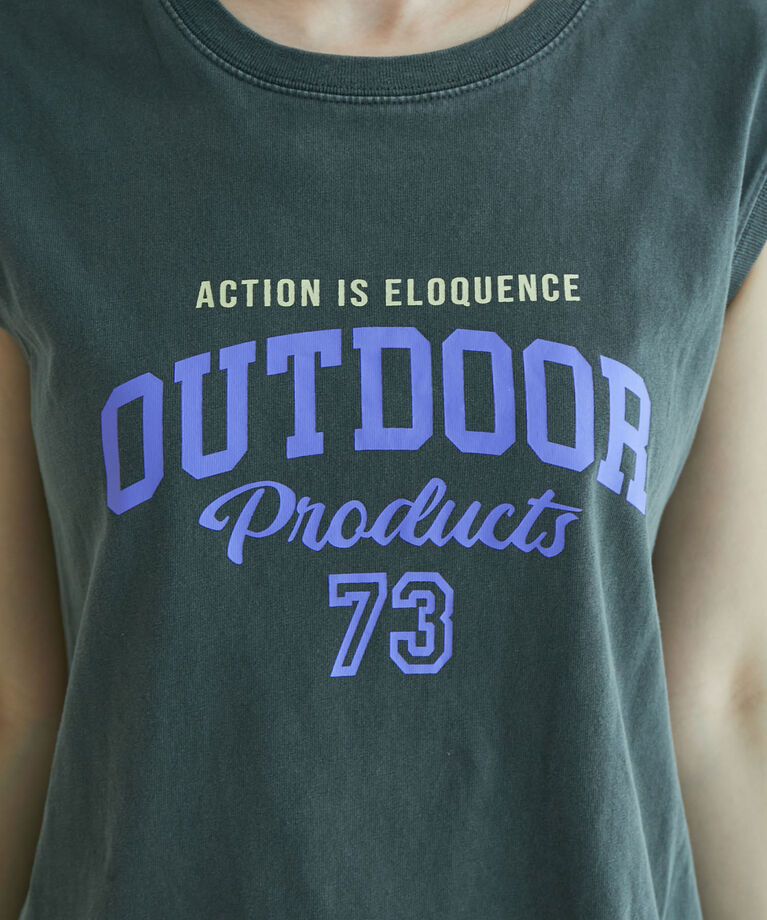 VIS「【OUTDOOR PRODUCTSコラボ】ロゴノースリーブTシャツ」|Tシャツ・カットソー|