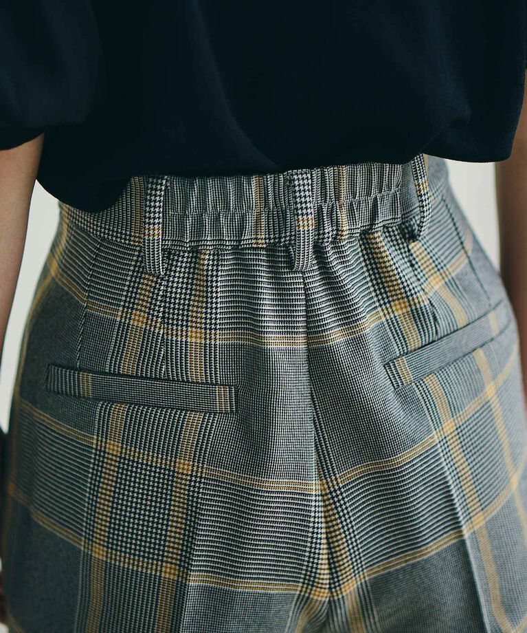 VIS「【Washable・EASY CARE】エコウールタッチテーパードパンツ【sustainable】」|スラックス|