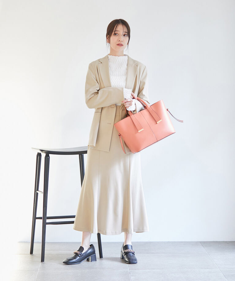 VIS「【270days美ストレッチシリーズ】ダブルテーラードジャケット【セットアップ対応】」|テーラードジャケット|