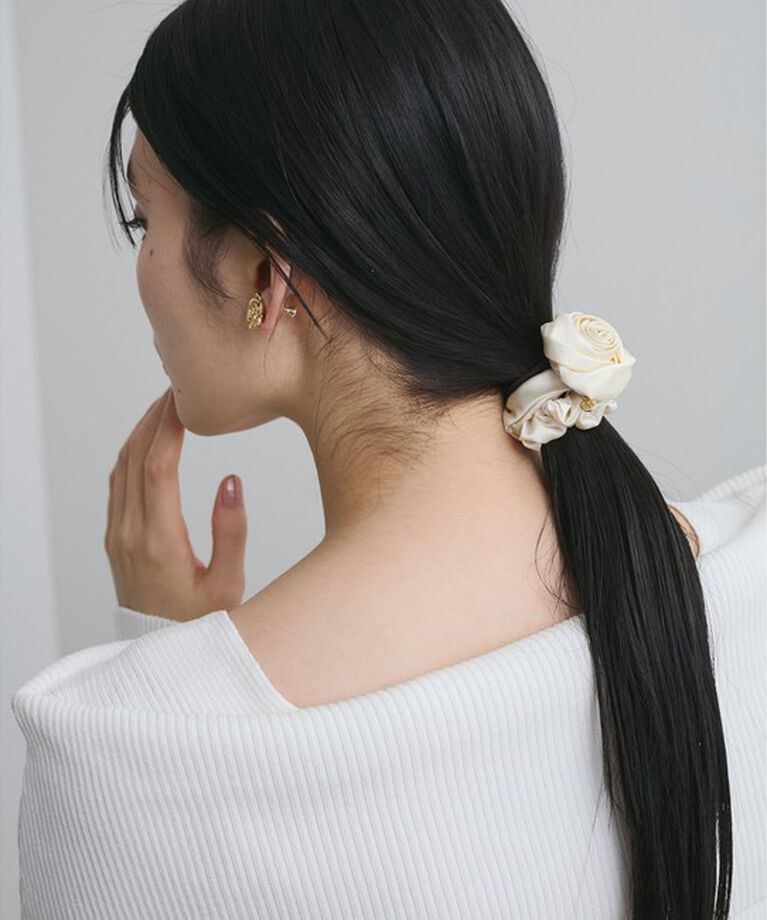 VIS「バラサテンヘアゴム」|ヘアゴム・シュシュ|オフサブ