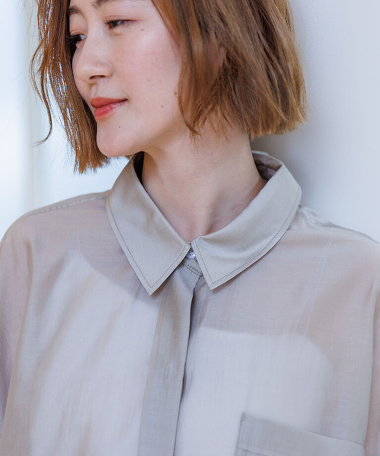 Rouge vif「【追加１】バックツイストシャツ」|シャツ・ブラウス|