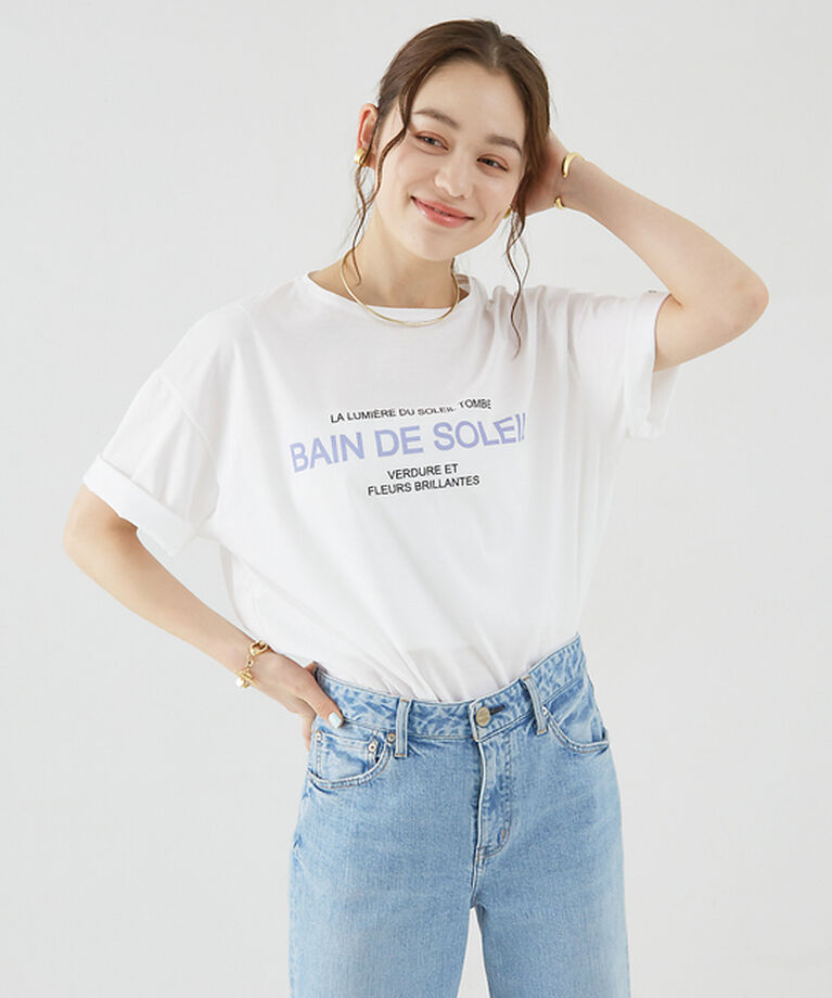 Rouge vif「ターンバックロゴT」|Tシャツ・カットソー|