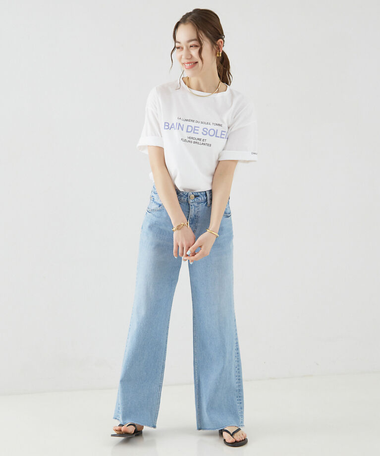 Rouge vif「ターンバックロゴT」|Tシャツ・カットソー|