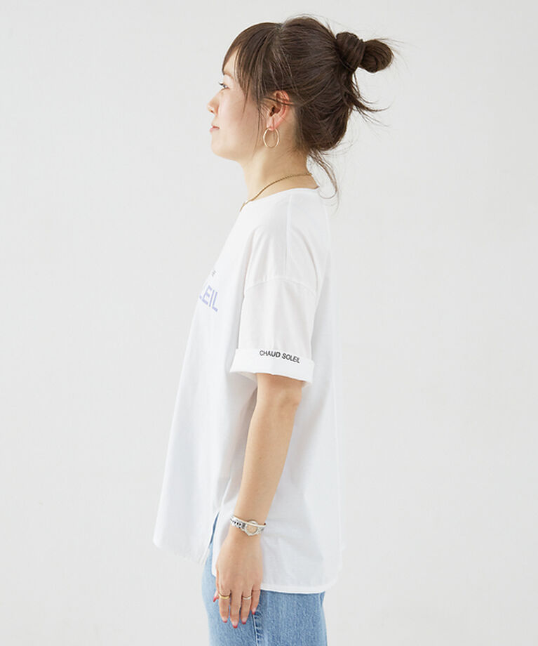Rouge vif「ターンバックロゴT」|Tシャツ・カットソー|